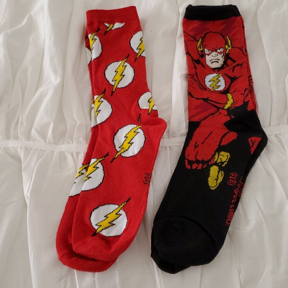 Brand new The Flash socks